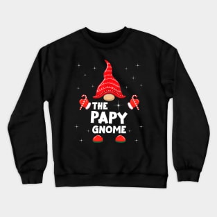 The Papy Gnome Matching Family Christmas Pajama Crewneck Sweatshirt